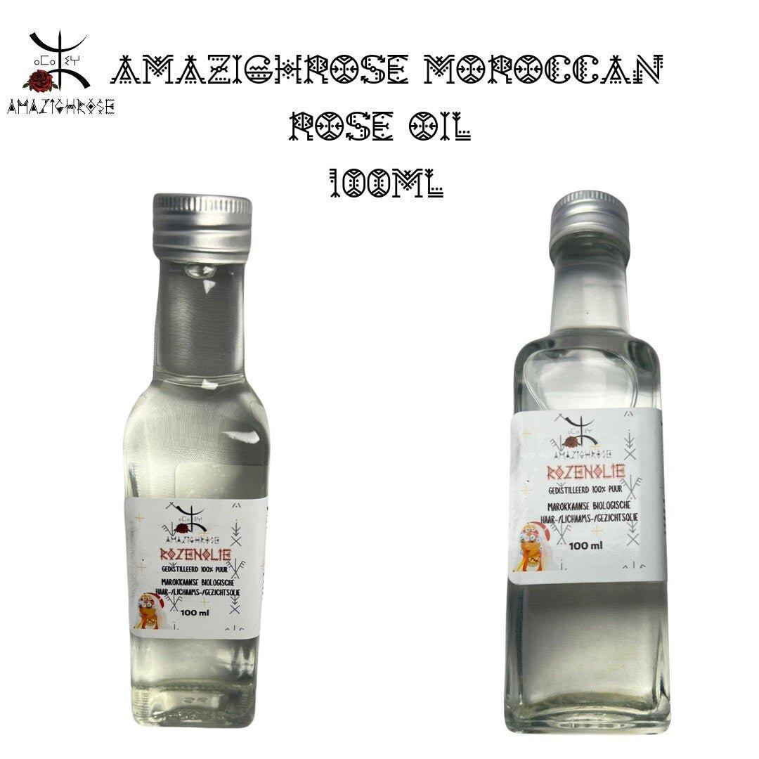 Amazighrose Berber Rose Oil Organic & Natural Oil for skin, hair care - Amazighrose