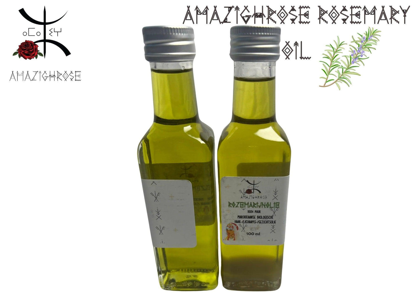 Amazighrose Handmade Organic Rosemary Oil - Amazighrose