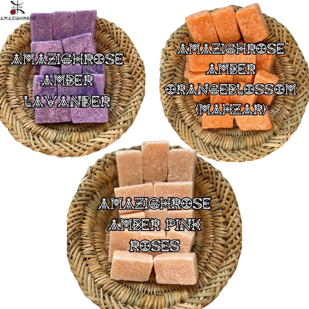 Original Amber blocks blend of 12 strong original Scent from Marrakesh - Amazighrose