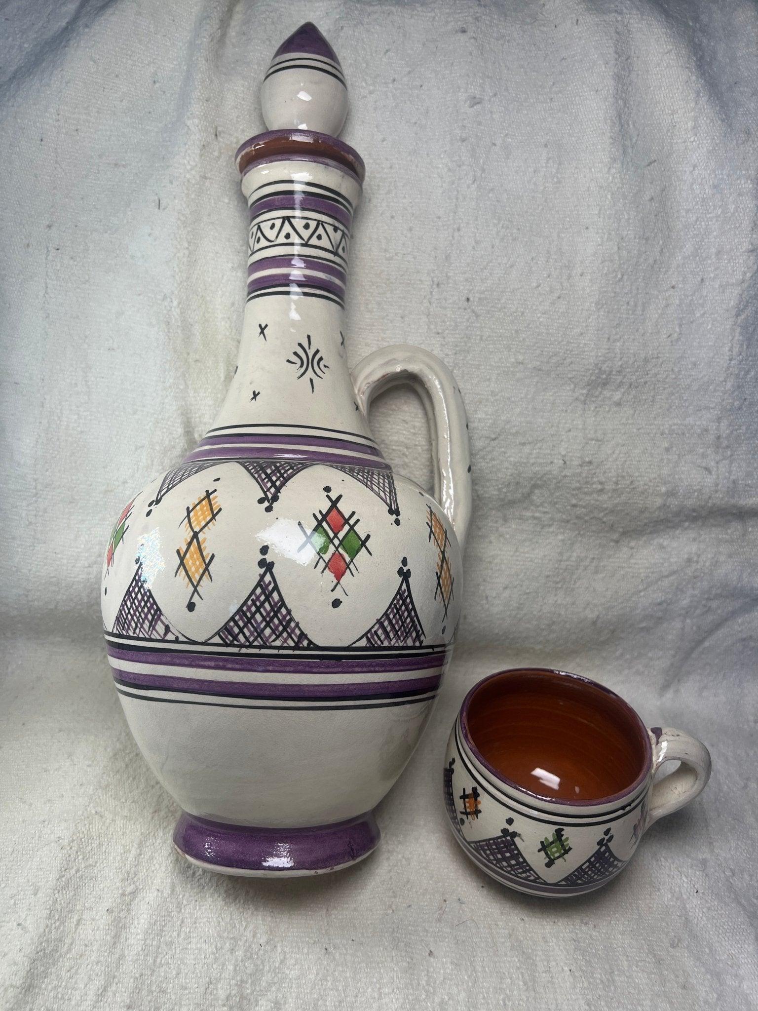 Amazighrose Handmade Carafe Asfi-Style - Amazighrose