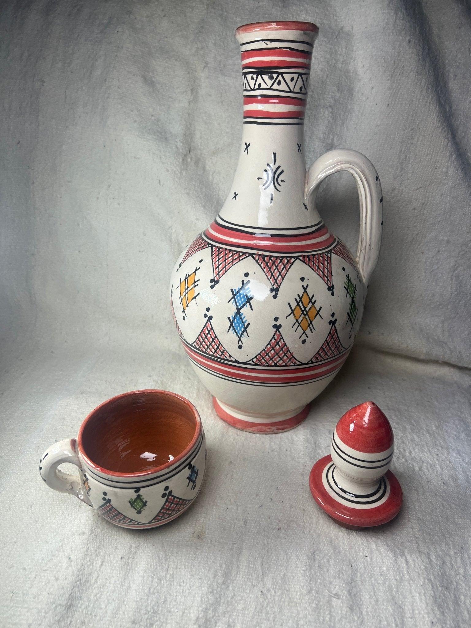 Amazighrose Handmade Carafe Asfi-Style - Amazighrose