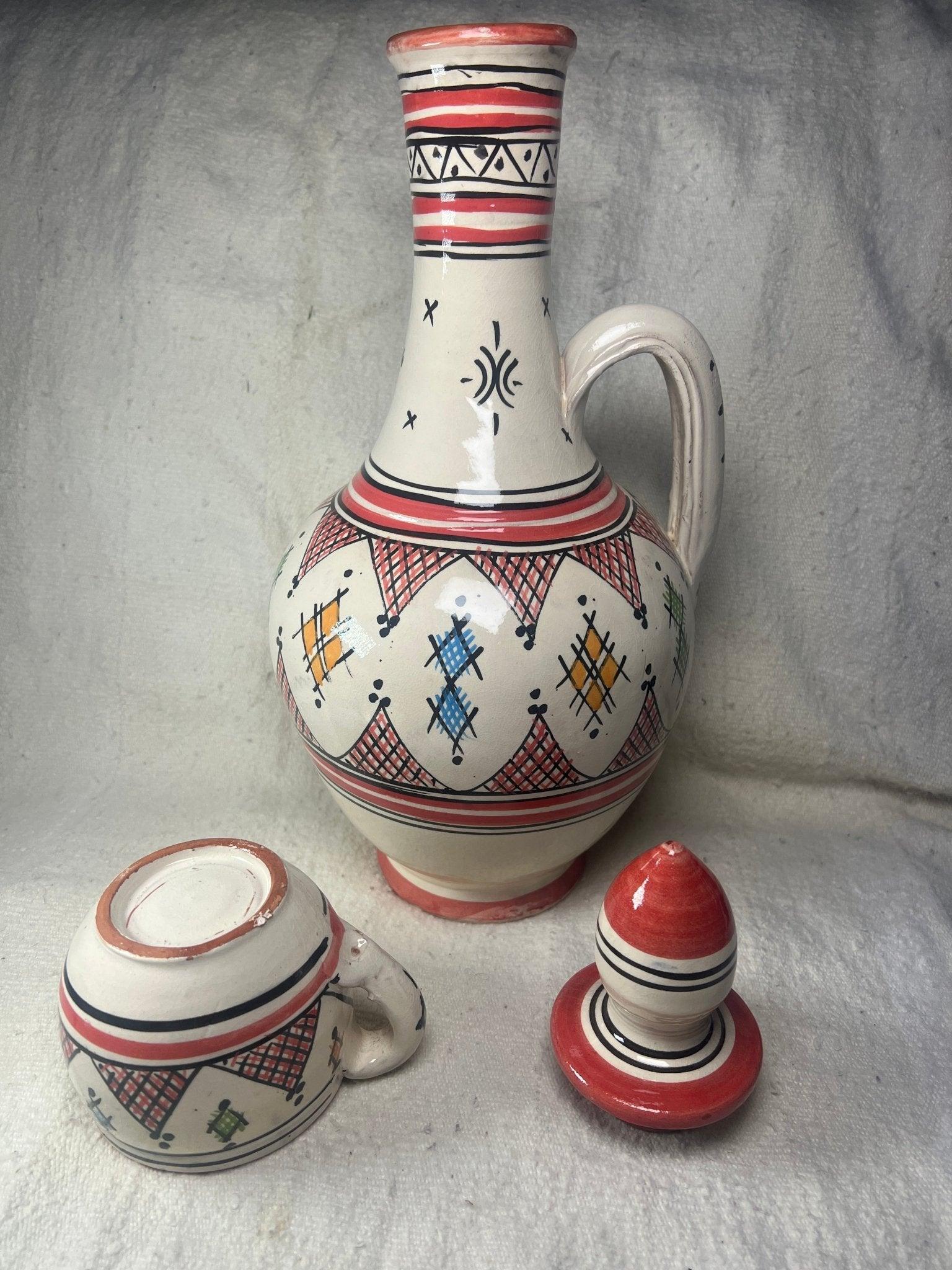 Amazighrose Handmade Carafe Asfi-Style - Amazighrose