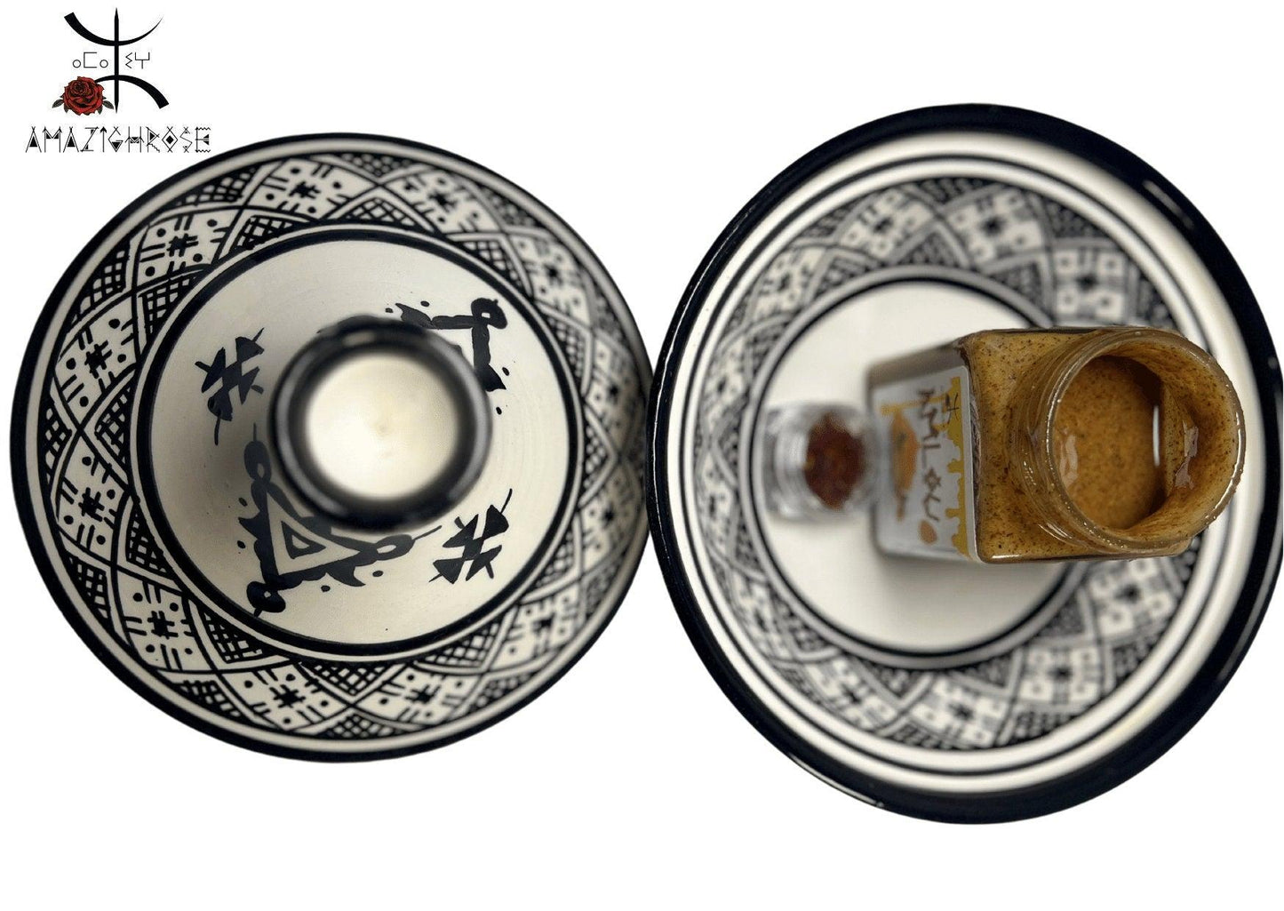 Amazighrose Organic Amlou Giftset - with Saffron - Amazighrose
