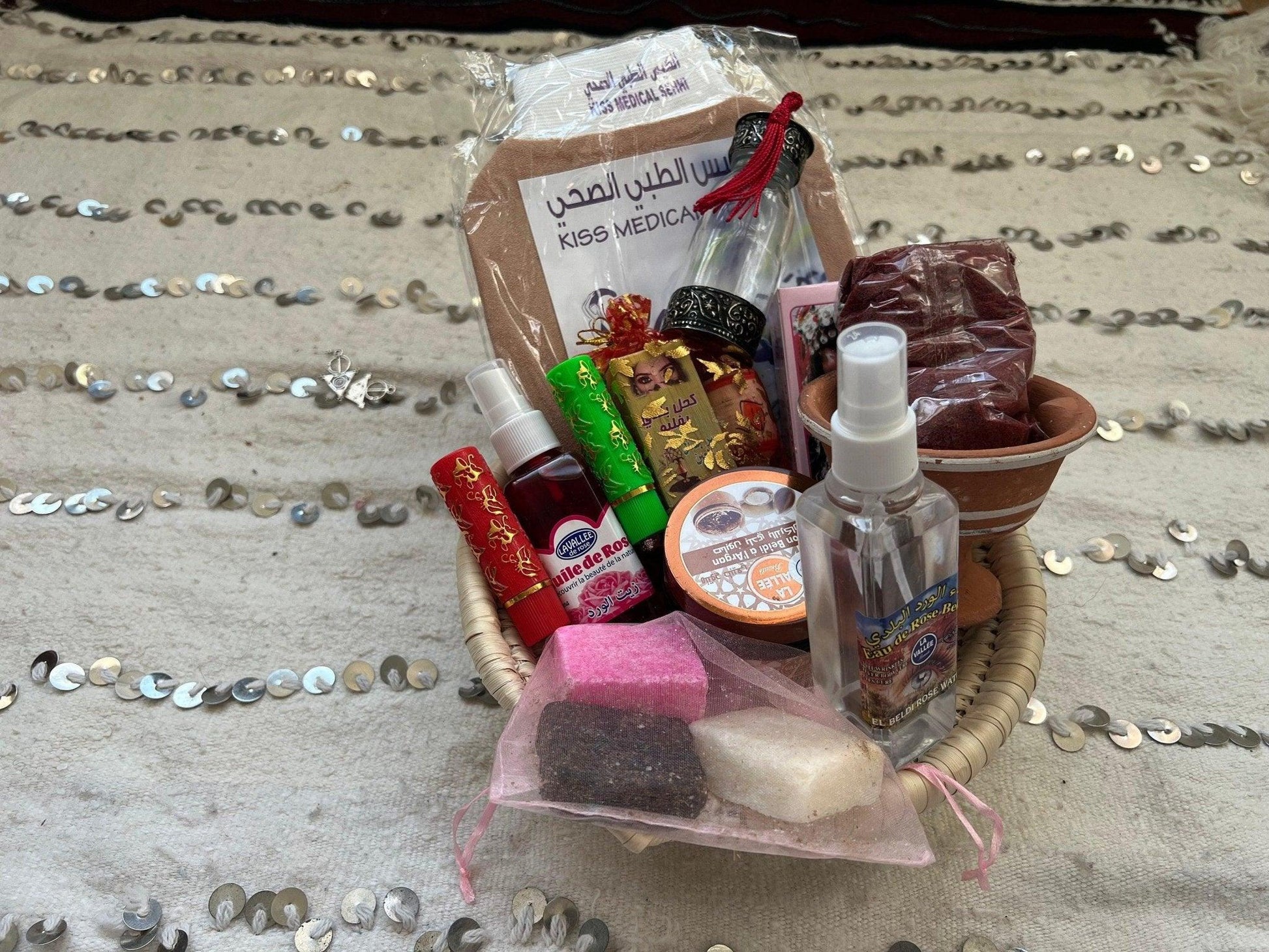 Amazighrose Basket-Hammam/Fragrance - Amazighrose