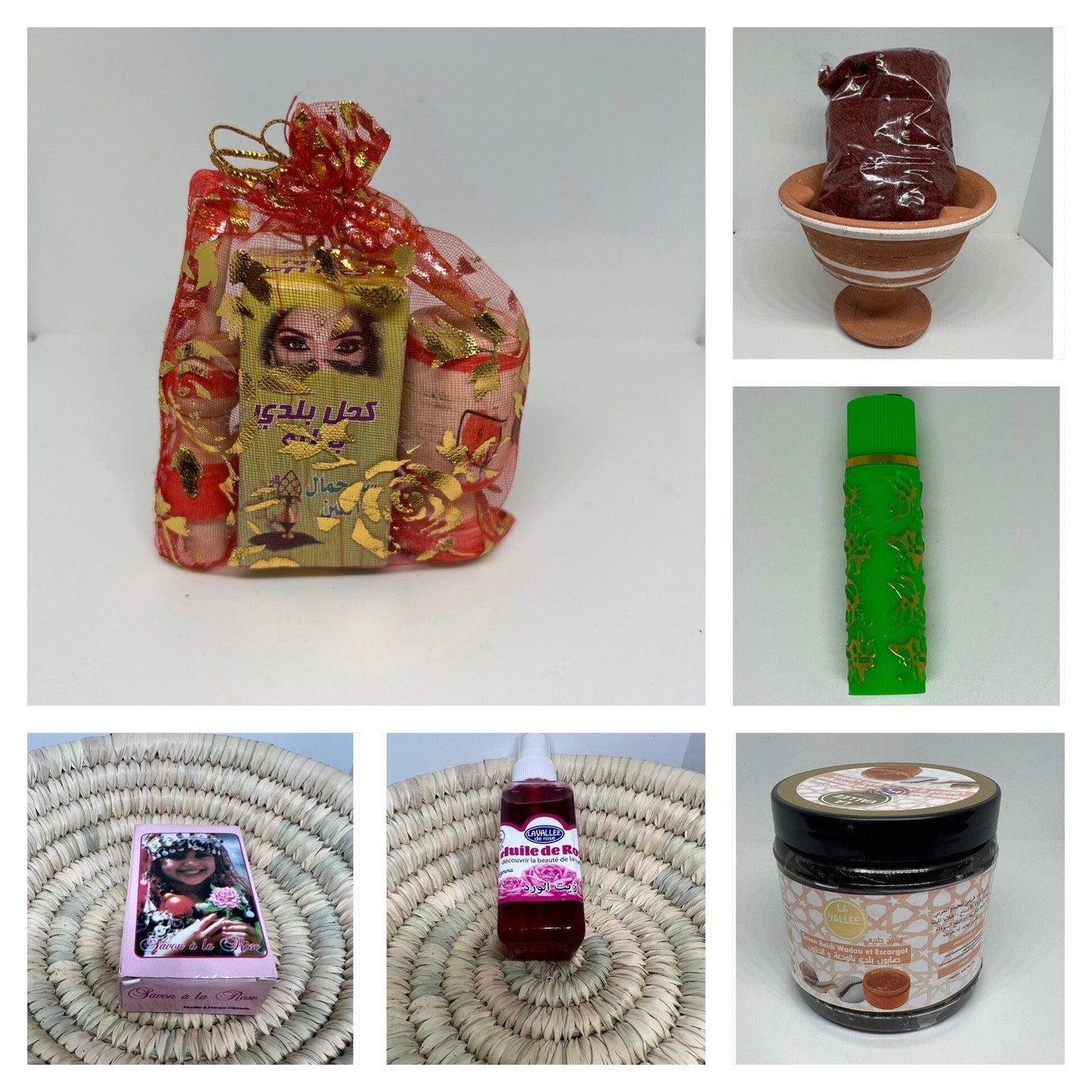 Amazighrose Basket-Hammam/Fragrance - Amazighrose