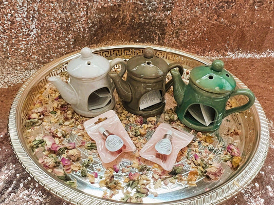 Teapot Wax Burner & Essential Oil Diffuser - Amazighrose