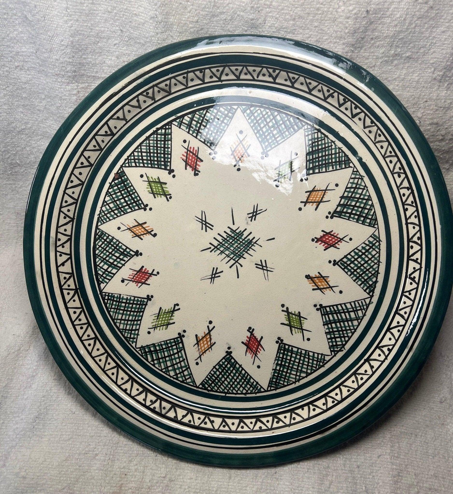 Tea-set Dark green Fes-style - Amazighrose