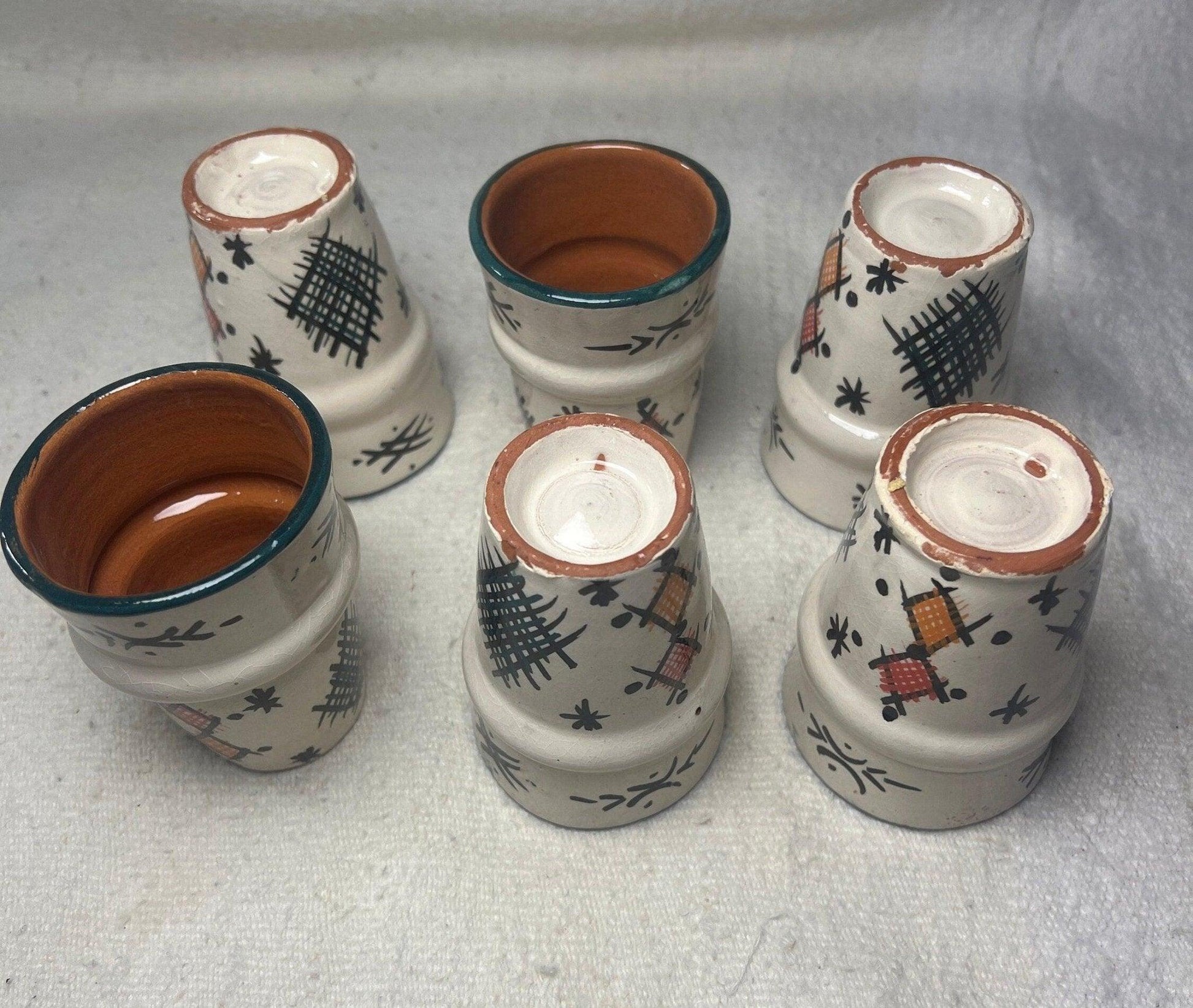 Tea-set Dark green Fes-style - Amazighrose