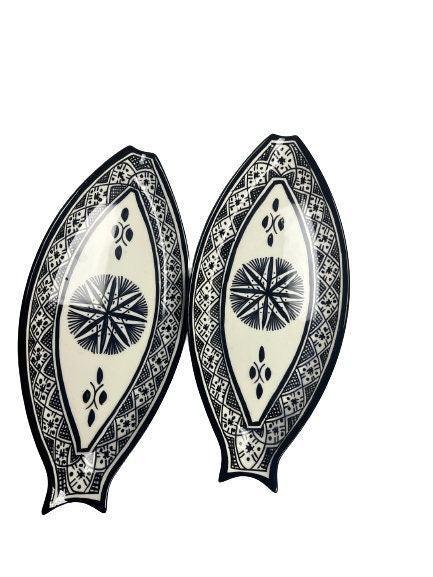 Moroccan Elegance 3-Tier Ceramic Set for High Tea - Amazighrose