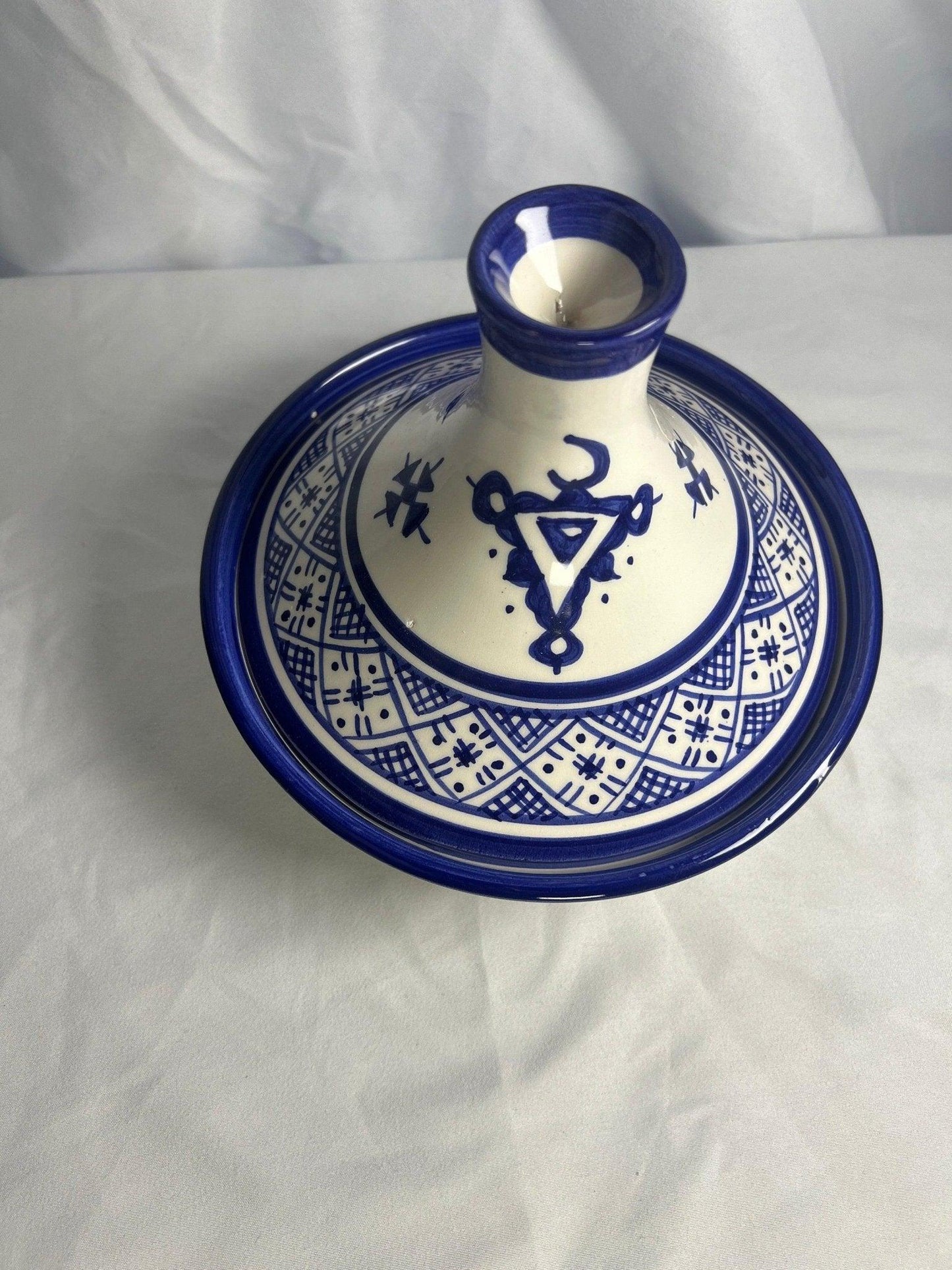 Amazighrose Serving set Fes-style dark blue 4pcs - Amazighrose