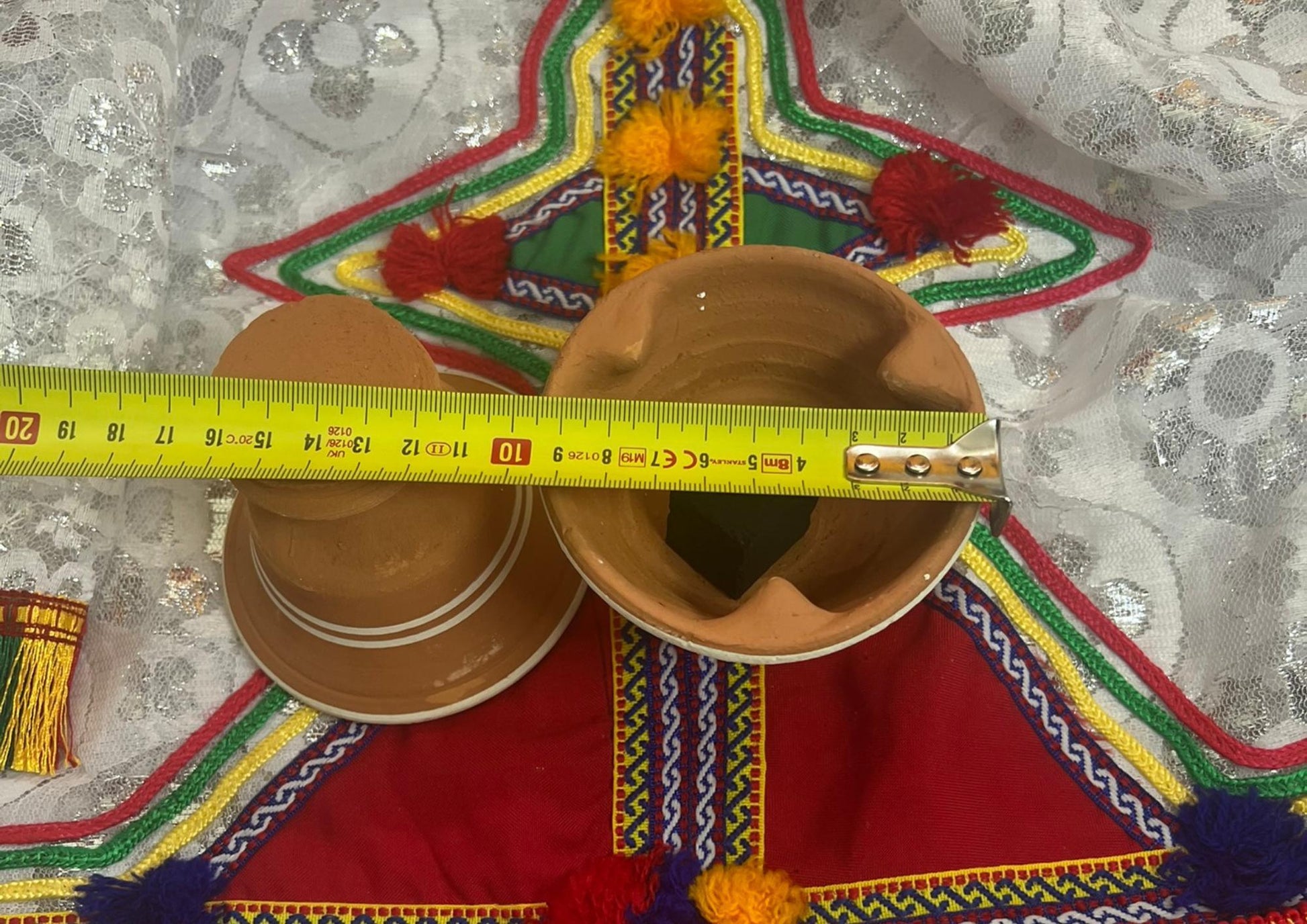 Moroccan Clay Bakhour Burner – Traditional Incense Holder, Incense burner, Bakhour, - Amazighrose