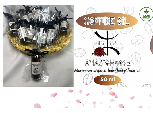 Amazighrose Organic Berber Coffee Oil for hair & skincare - Amazighrose