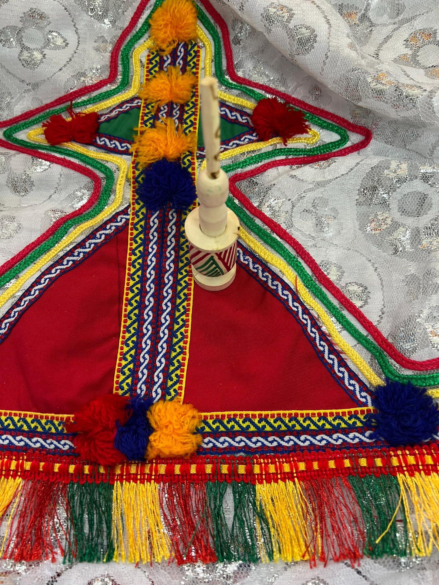 Handcrafted Wooden Eyeliner Holder - Hand-Painted in 3 Stunning Colors – - Amazighrose