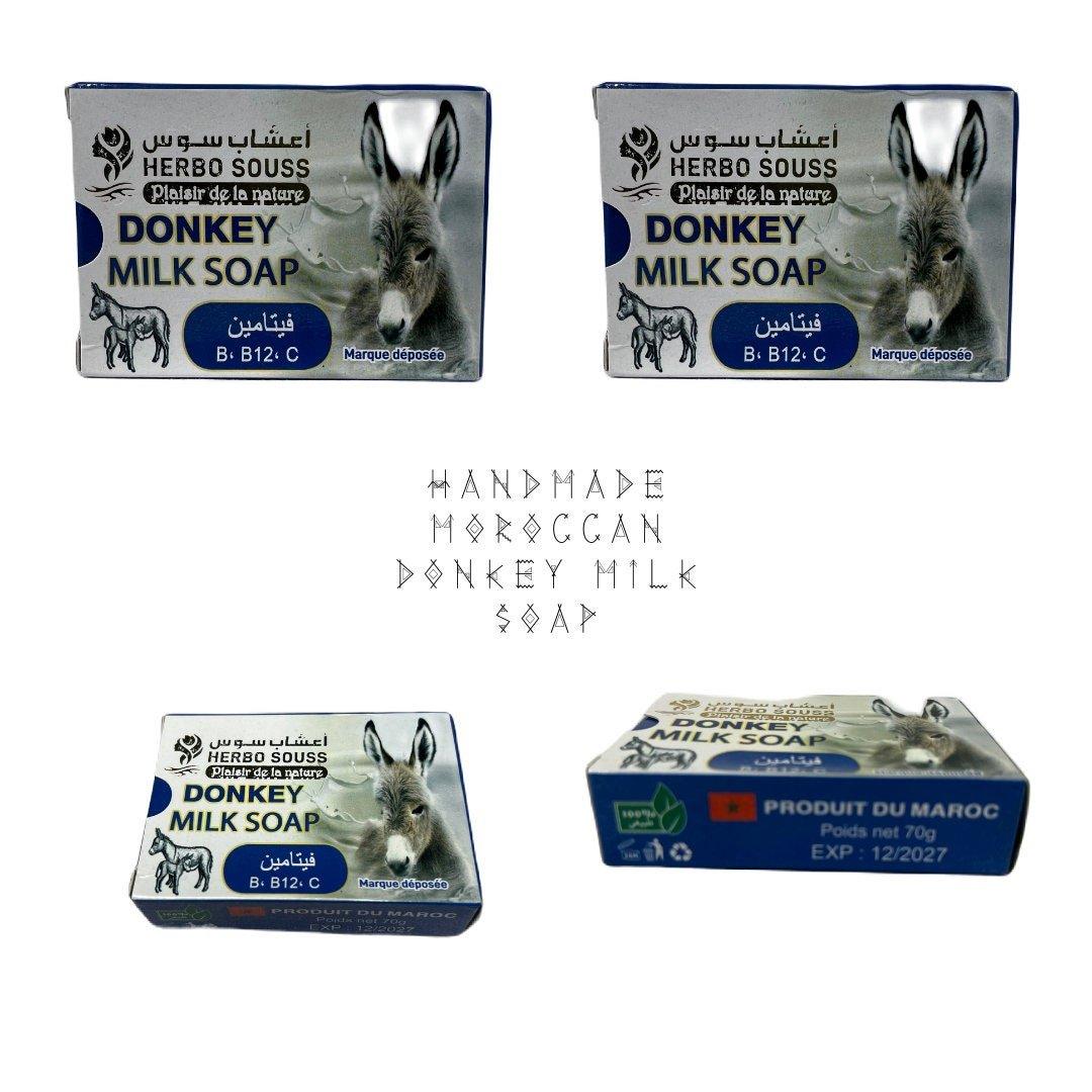 Moroccan handmade donkey milk soap - Amazighrose