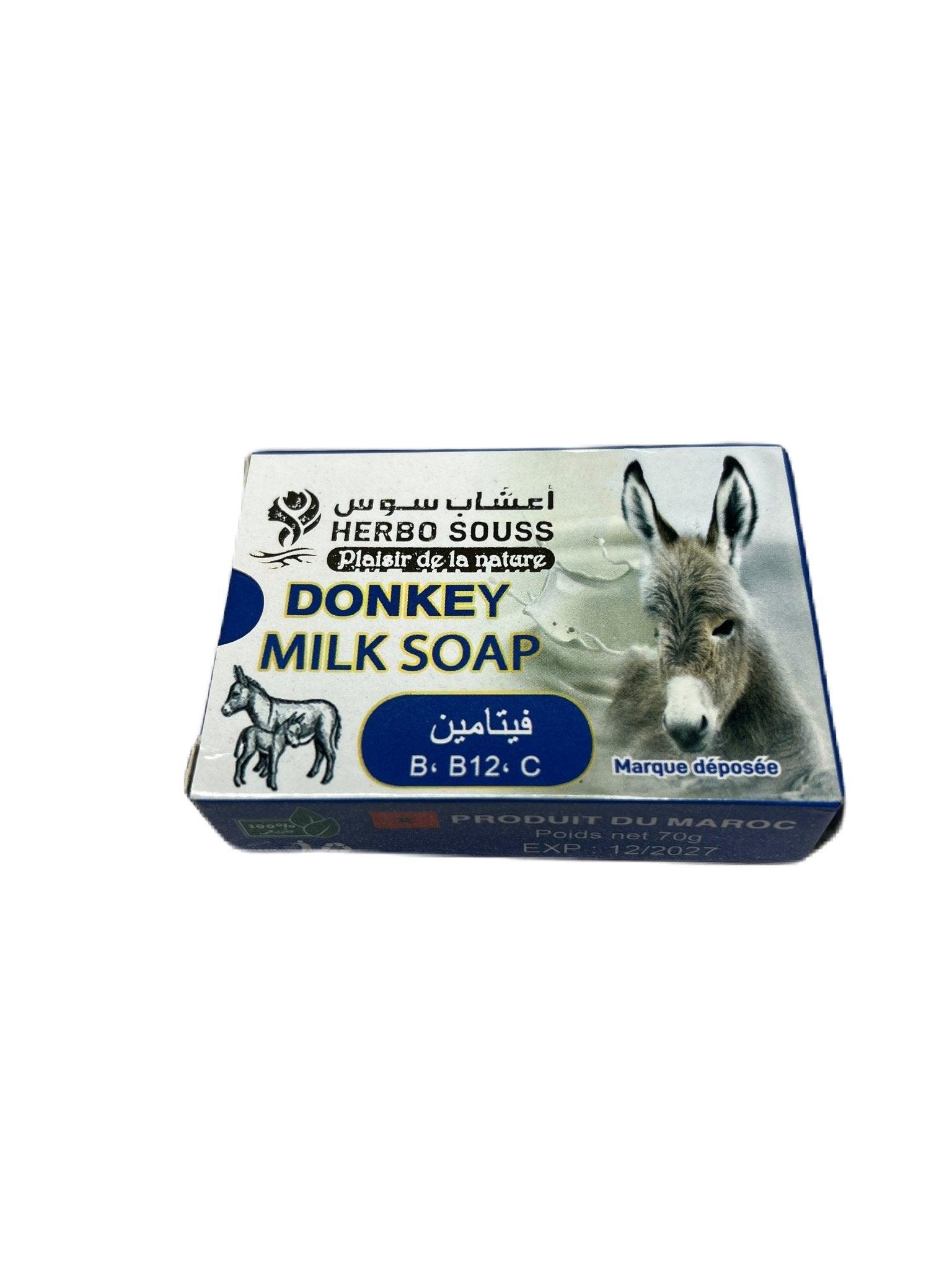 Moroccan handmade donkey milk soap - Amazighrose