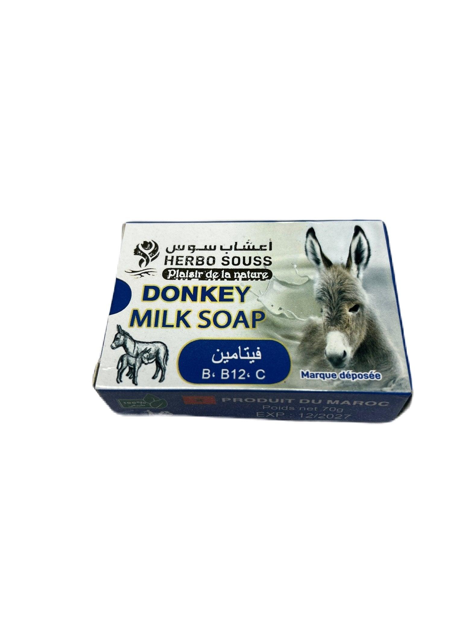 Moroccan handmade donkey milk soap - Amazighrose
