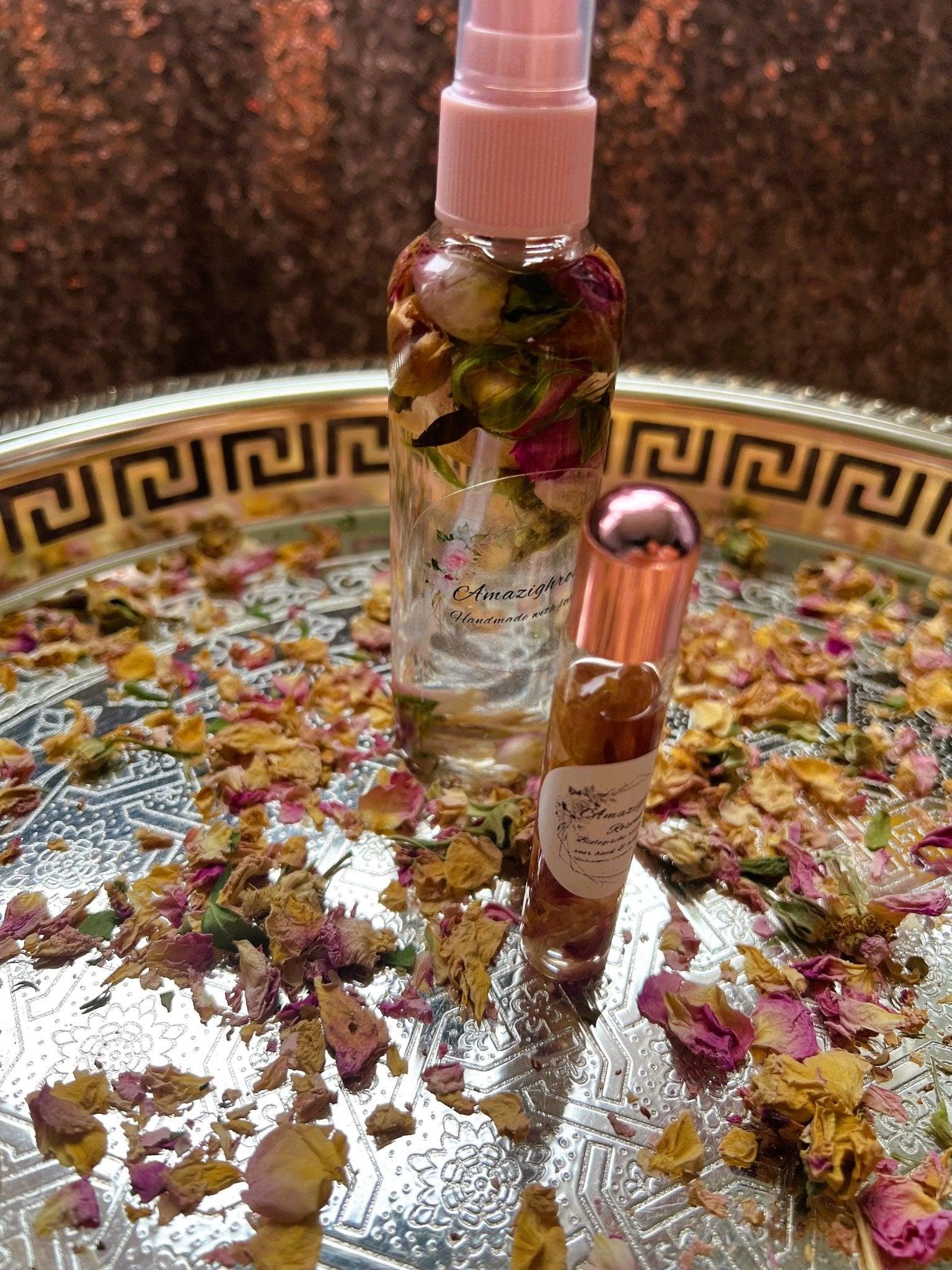 Organic distilled rose oil made in the rose city (Kelaat Magouna) 100% natural - Amazighrose