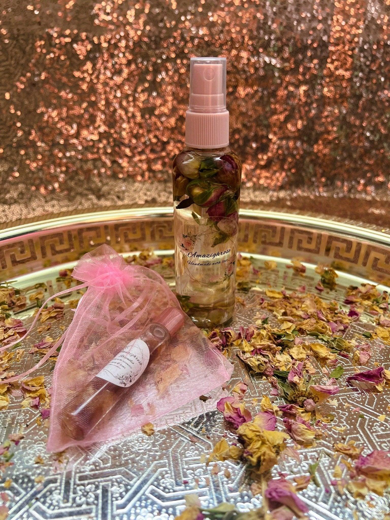 Organic distilled rose oil made in the rose city (Kelaat Magouna) 100% natural - Amazighrose