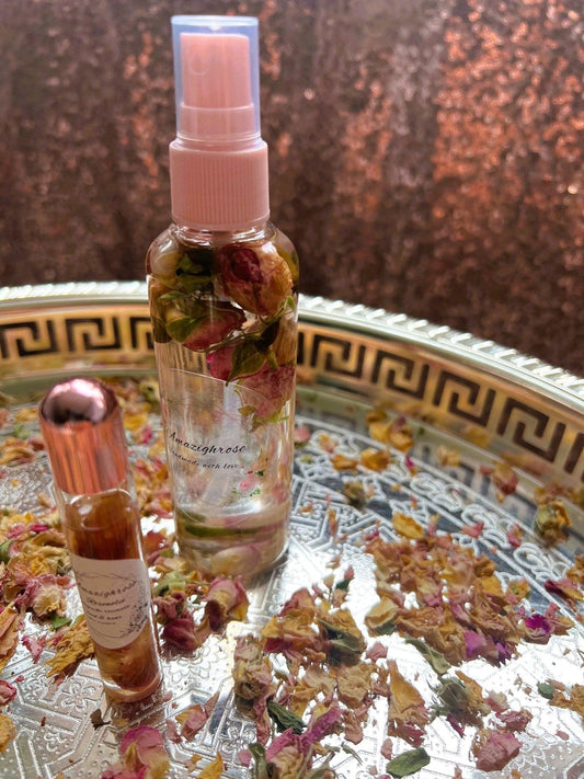 Organic distilled rose oil made in the rose city (Kelaat Magouna) 100% natural - Amazighrose