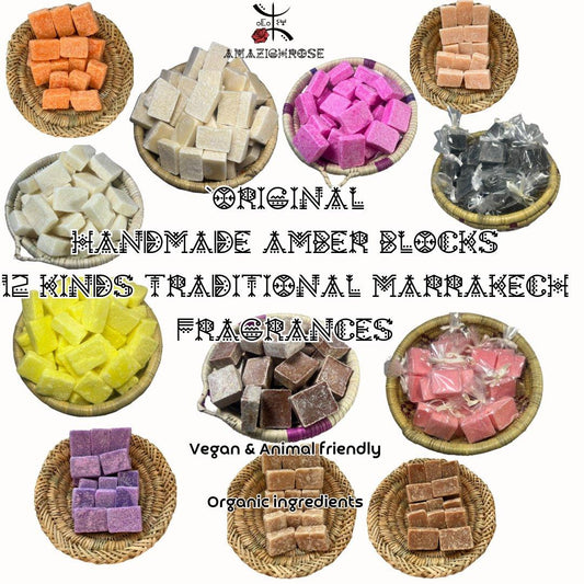  Amber blocks blend of 12 strong original Scent from Marrakesh 