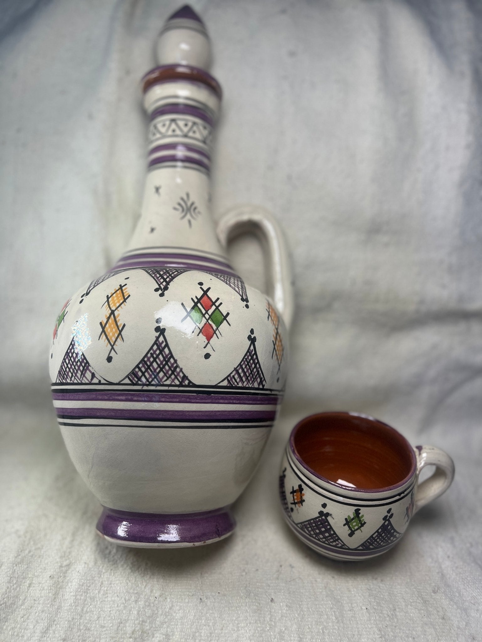 Amazighrose Handmade Carafe Asfi-Style - Amazighrose