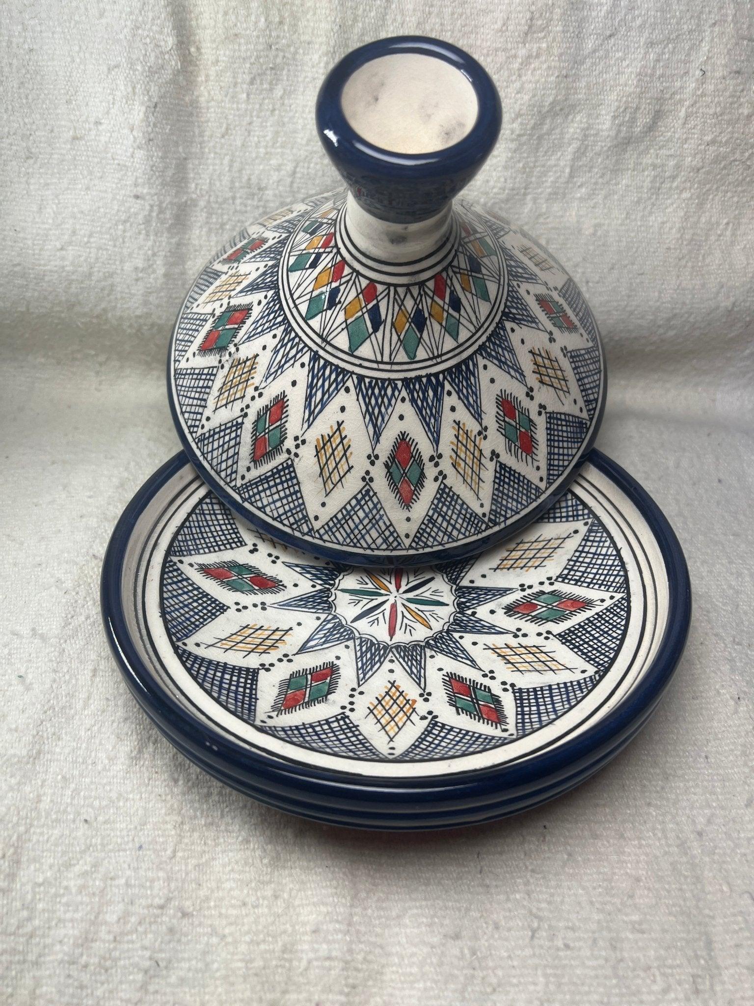 Moroccan shop serving plate