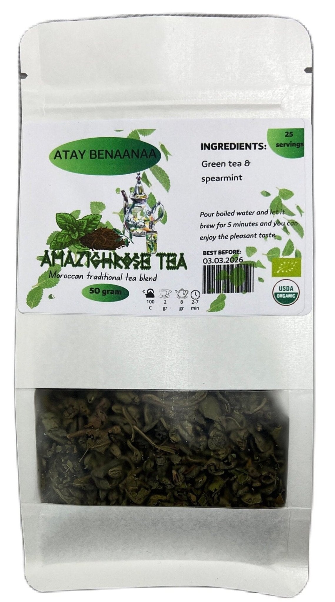 Amazighrose Moroccan Mint Tea - Amazighrose