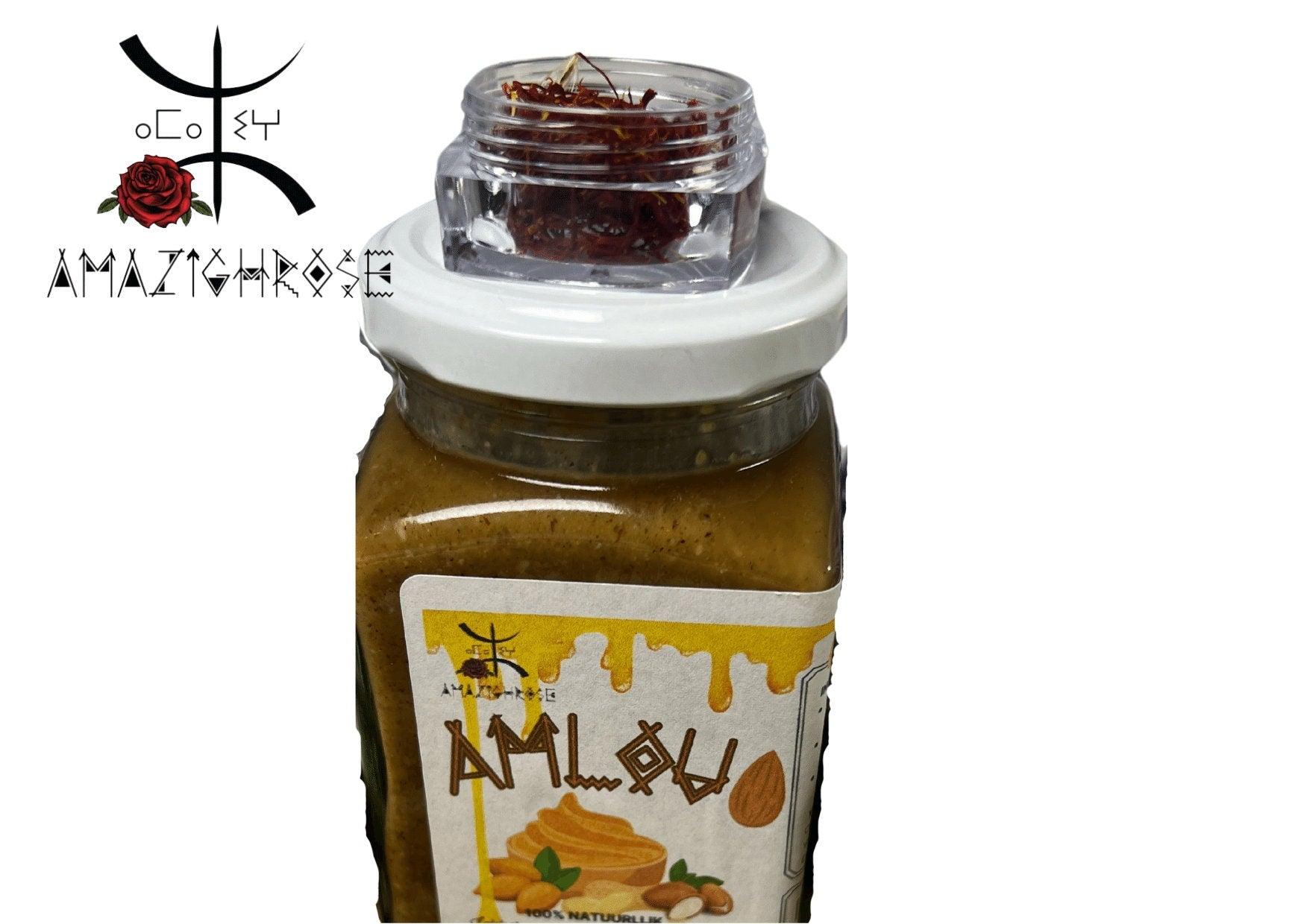 Amazighrose Organic Amlou Giftset - with Saffron - Amazighrose