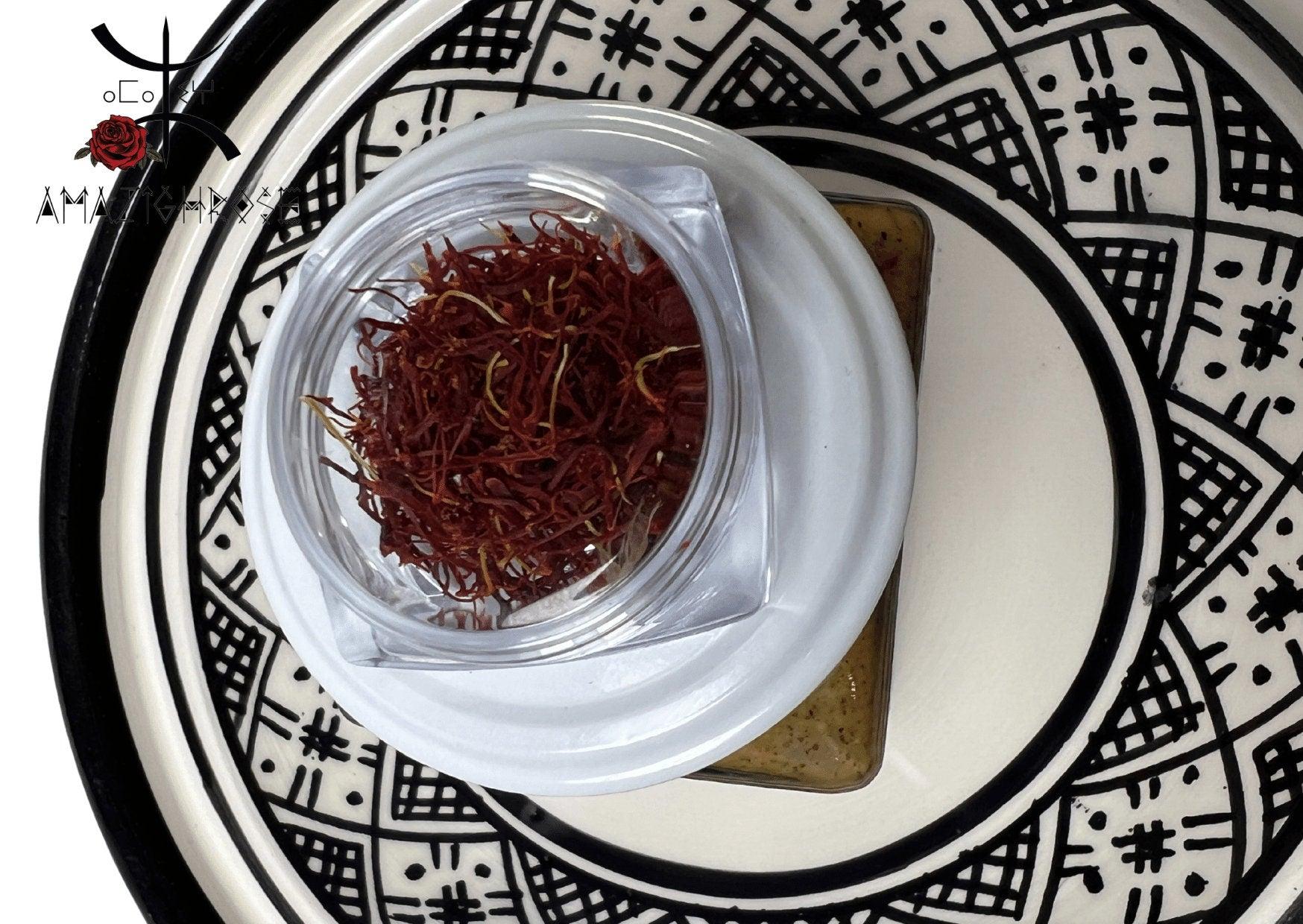 Amazighrose Organic Amlou Giftset - with Saffron - Amazighrose