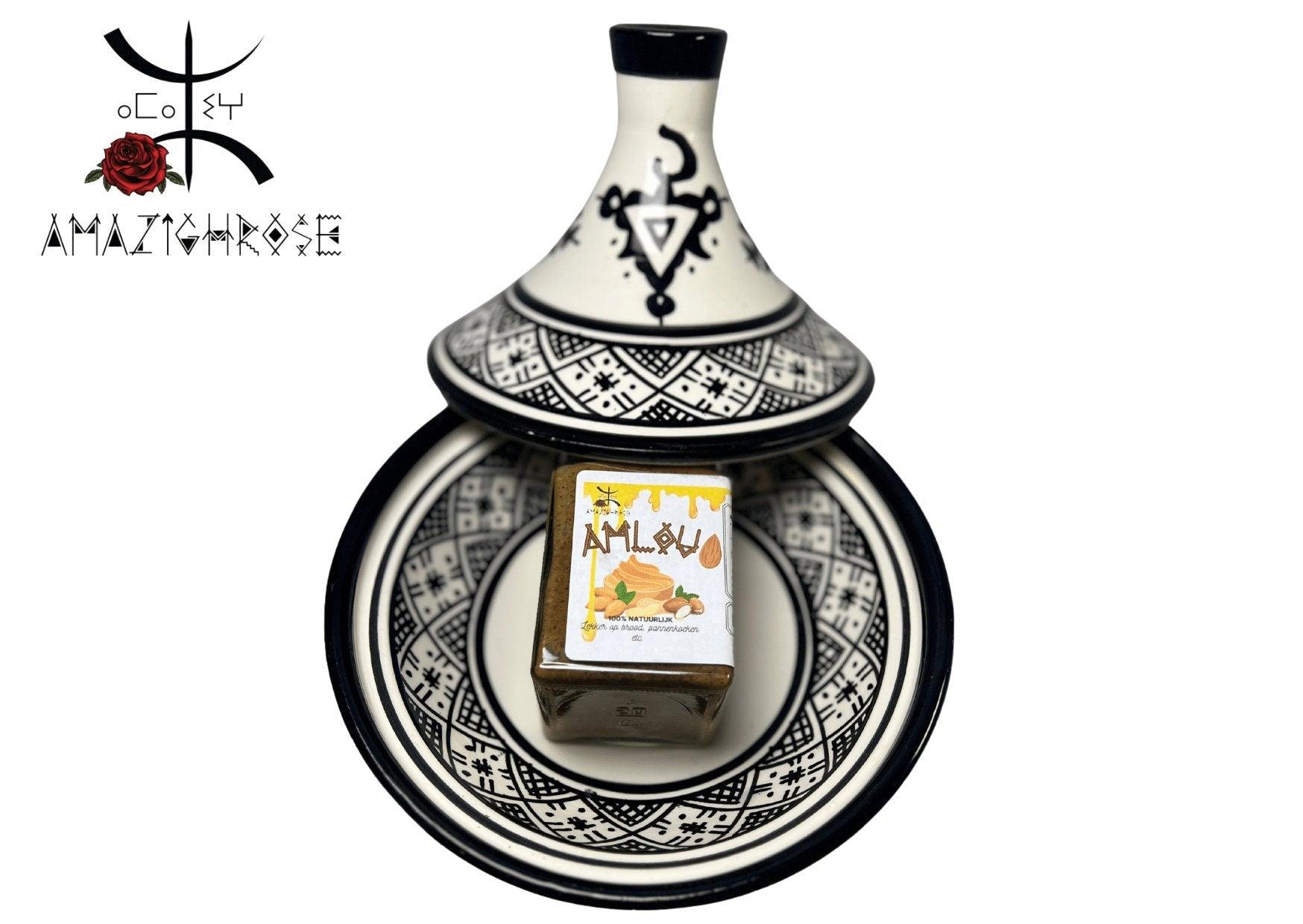 Amazighrose Organic Amlou Giftset - with Saffron - Amazighrose
