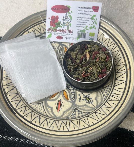 Amazighrose Organic Hibiscus Mint Tea - Amazighrose