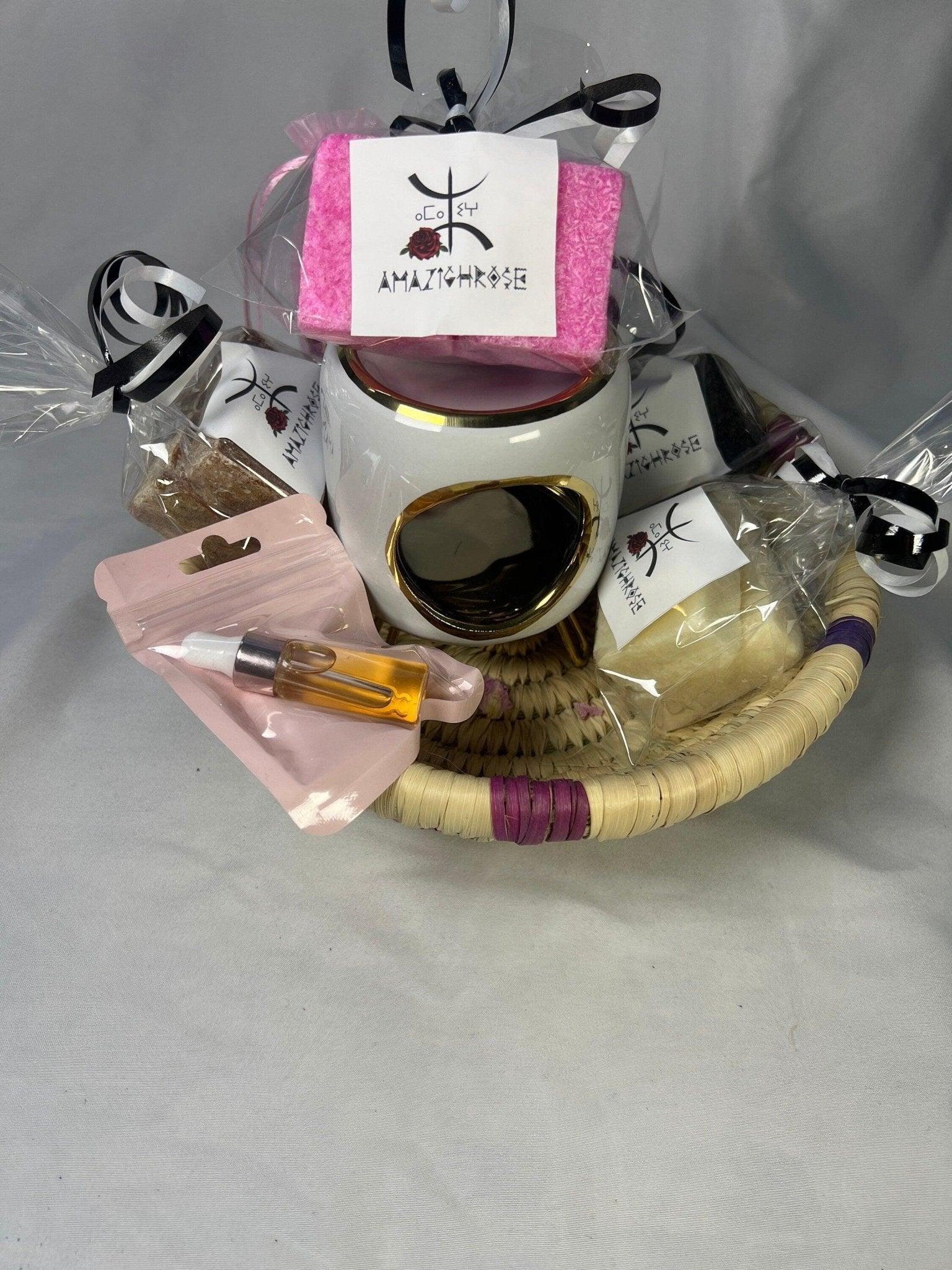 Amber Fragrance Gift Basket - Amazighrose