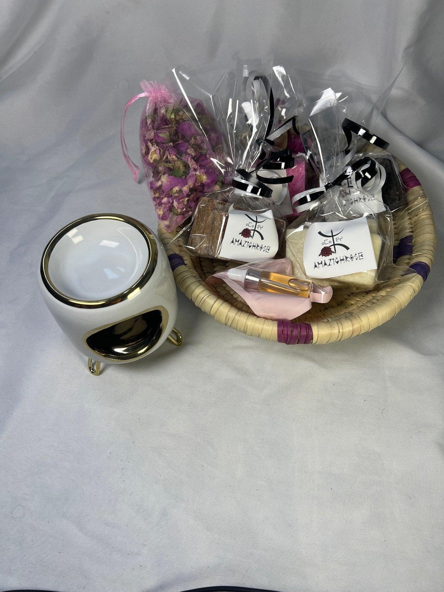 Amber Fragrance Gift Basket - Amazighrose