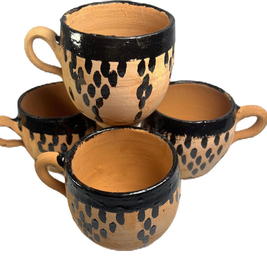 Berber handmade water mug set 4pcs - Amazighrose
