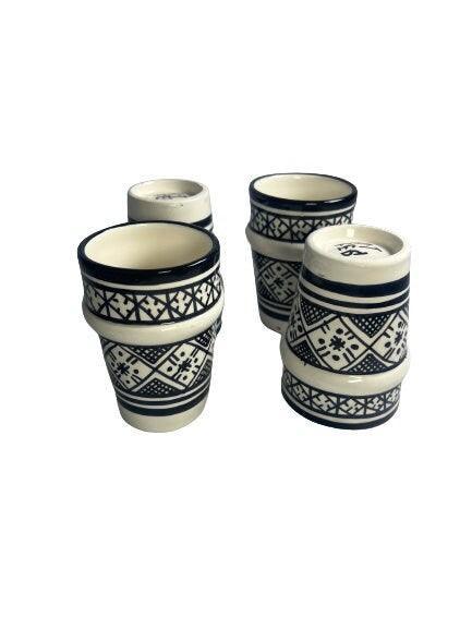 Serving-Set Fessi-Style Black 12 PCS - Amazighrose