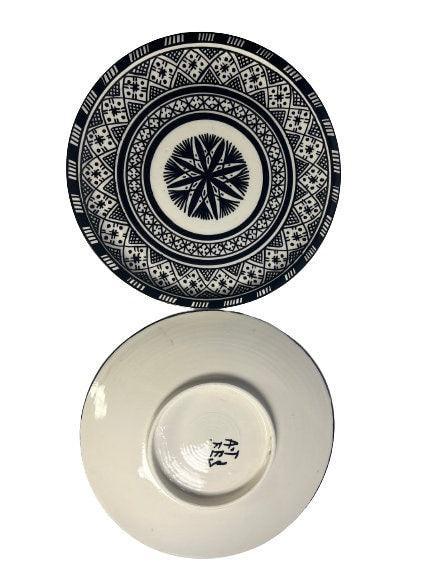 Serving-Set Fessi-Style Black 12 PCS - Amazighrose