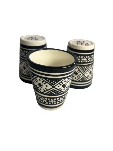 Serving-Set Fessi-Style Black 12 PCS - Amazighrose