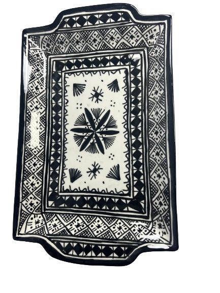 Carafe set Fes-style Black 6pcs - Amazighrose