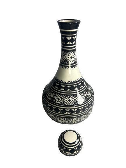 Carafe set Fes-style Black 6pcs - Amazighrose