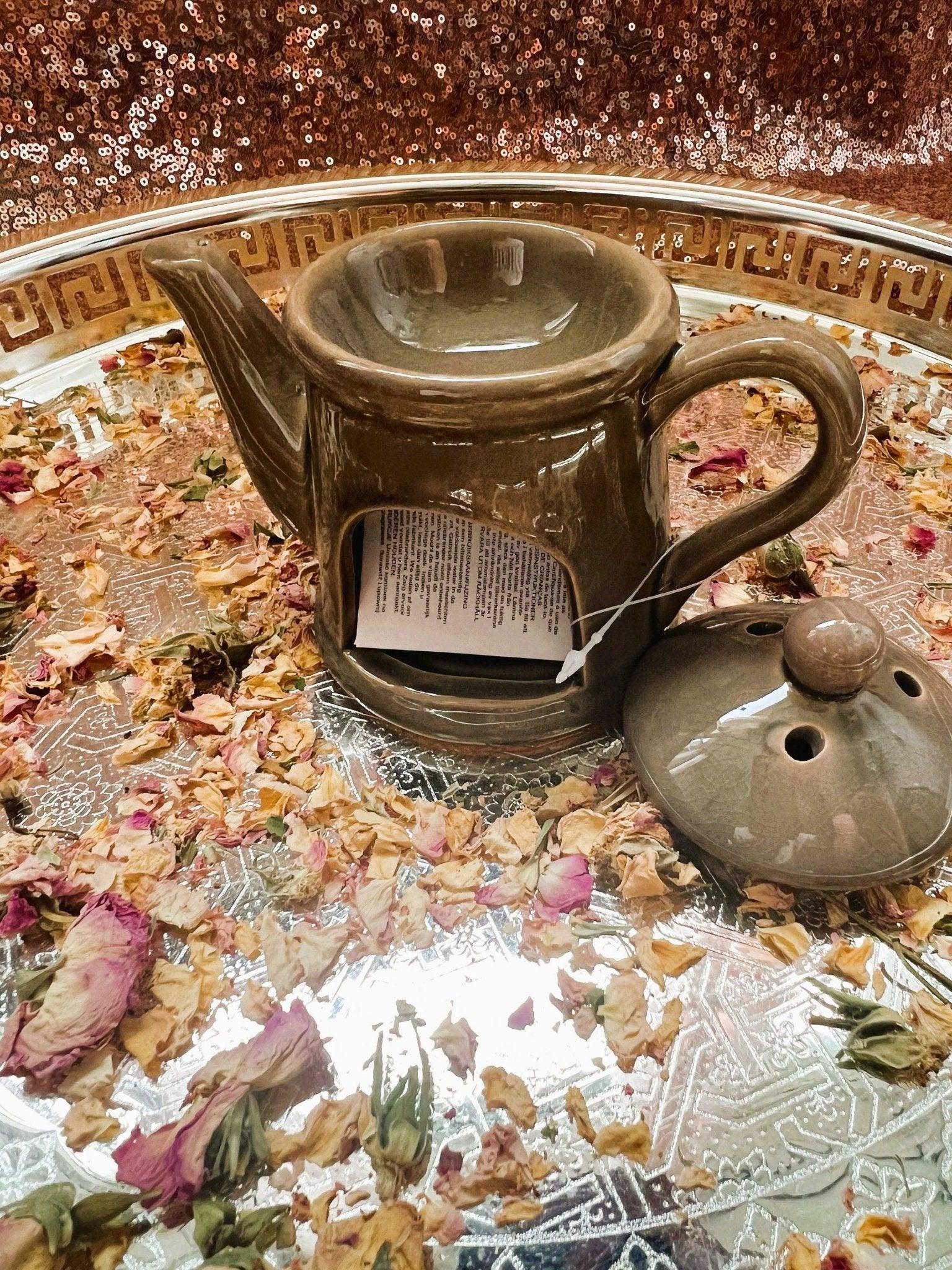 Teapot Wax Burner & Essential Oil Diffuser - Amazighrose