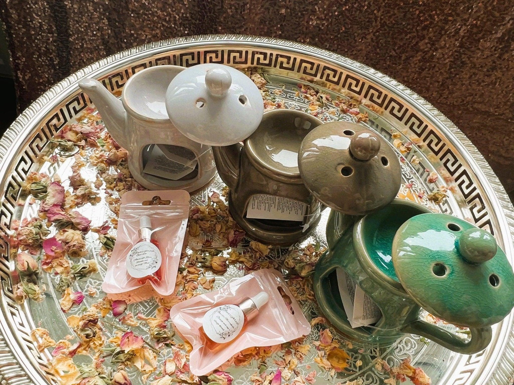Teapot Wax Burner & Essential Oil Diffuser - Amazighrose