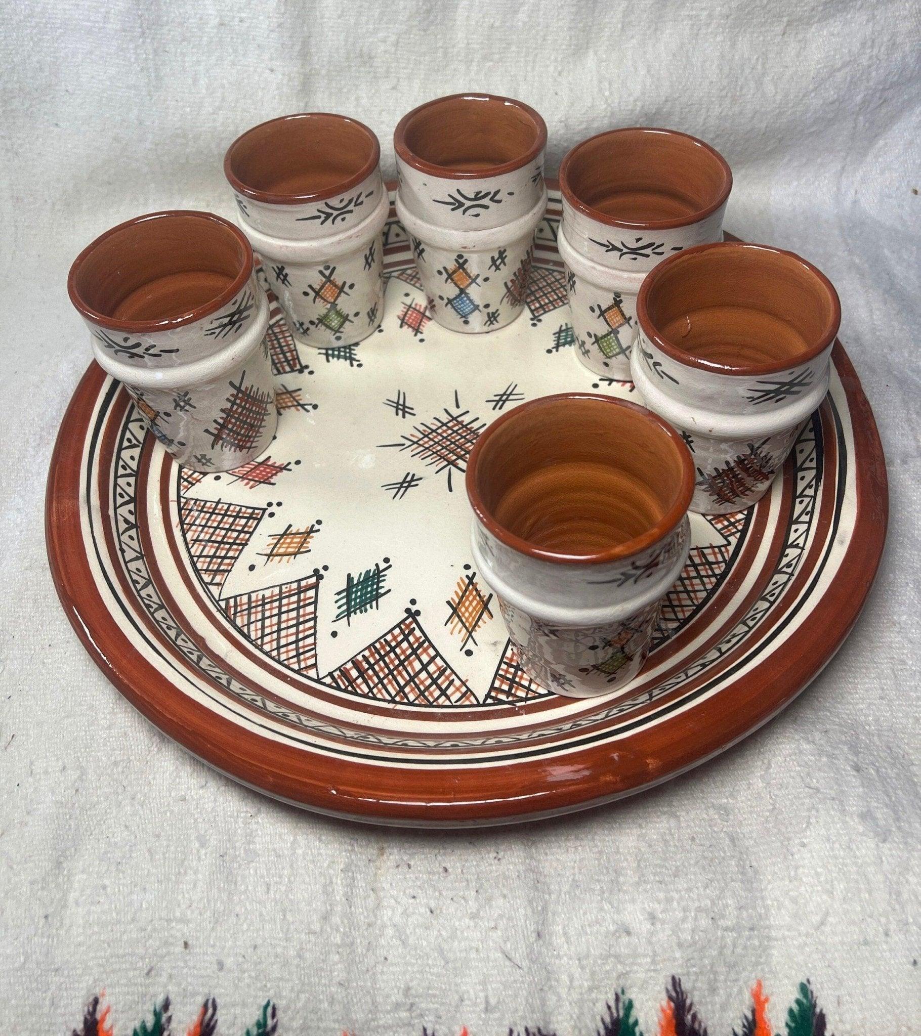 Amazighrose Water-serving set Red - Amazighrose