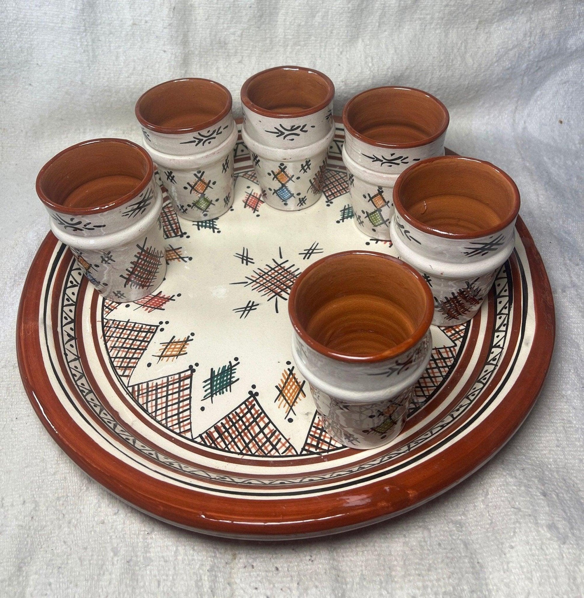 Amazighrose Water-serving set Red - Amazighrose