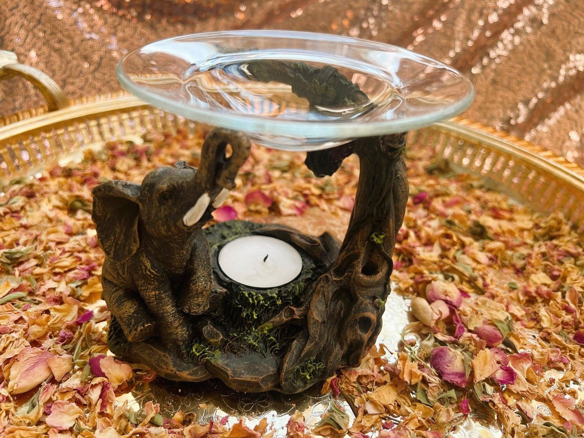 Elephant Oil and Wax Burner - Amazighrose