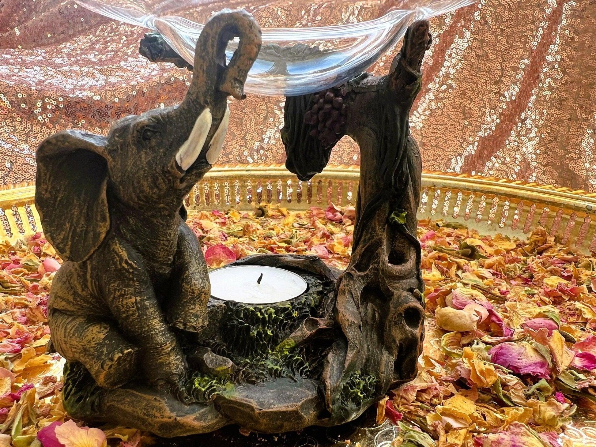 Elephant Oil and Wax Burner - Amazighrose