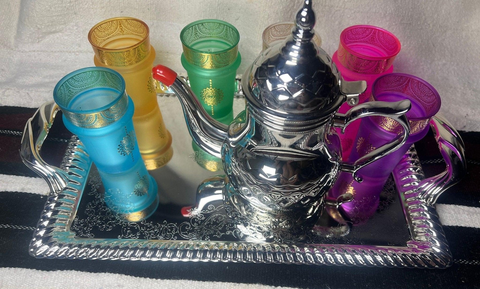 Amazighrose Moroccan tea-set - Amazighrose