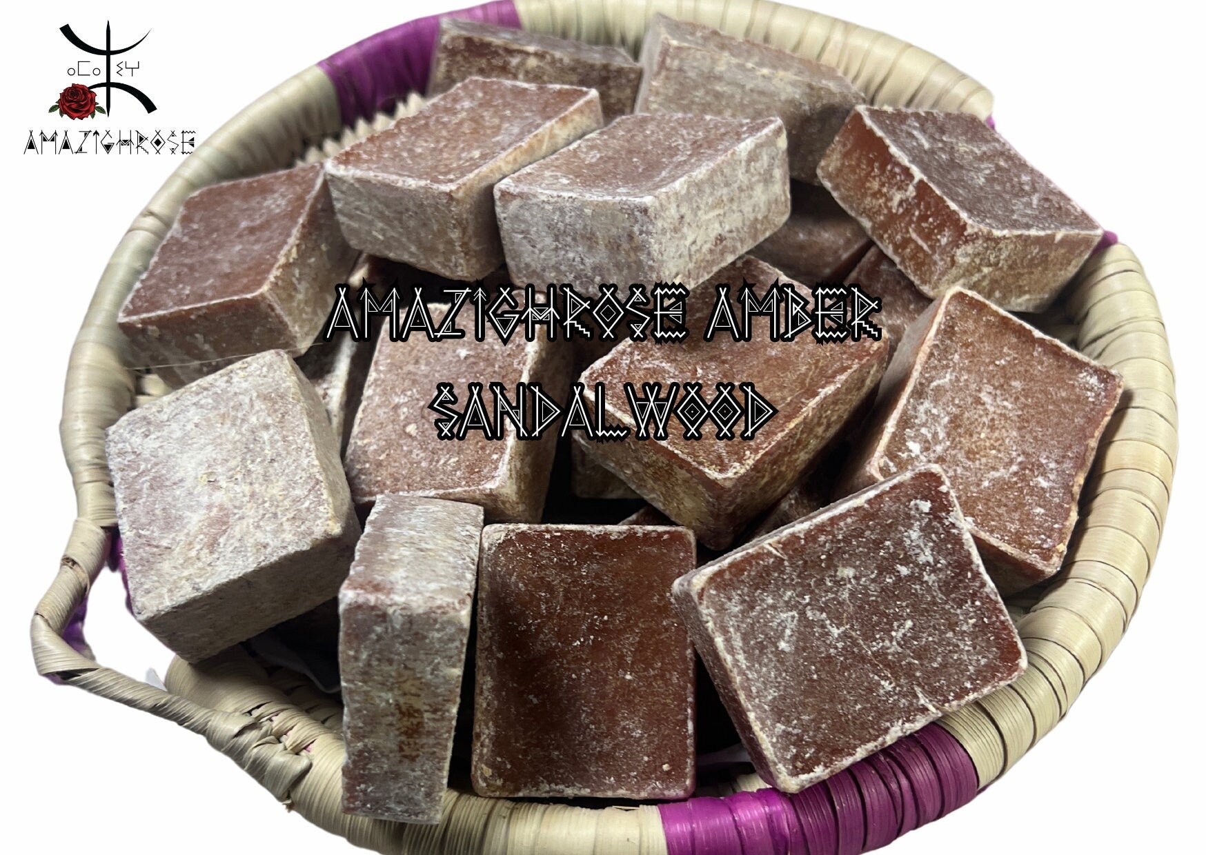 Original Amber blocks blend of 8 strong original Scent from Marrakesh - Amazighrose