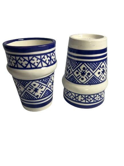 Amazighrose Blue Fes-Style Serving-Set 8pcs - Amazighrose