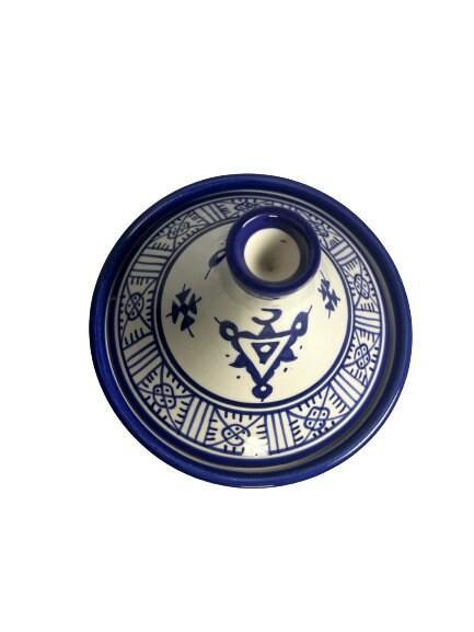 Amazighrose Blue Fes-Style Serving-Set 8pcs - Amazighrose