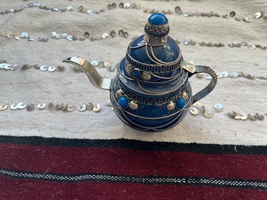 Amazighrose Handmade Teapot decoration Blue - Amazighrose